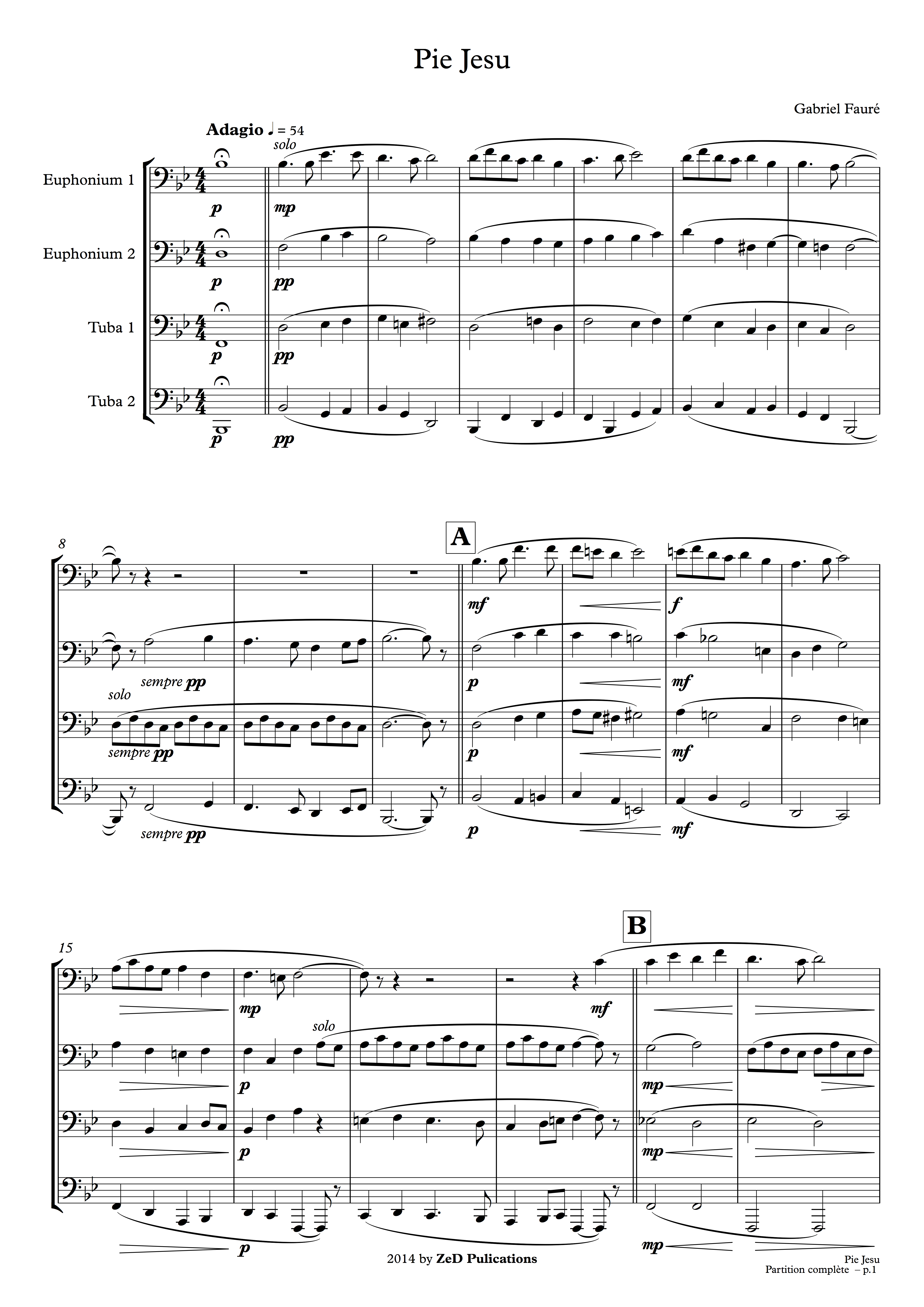 Pie Jesu (Gabriel Fauré) – EETT