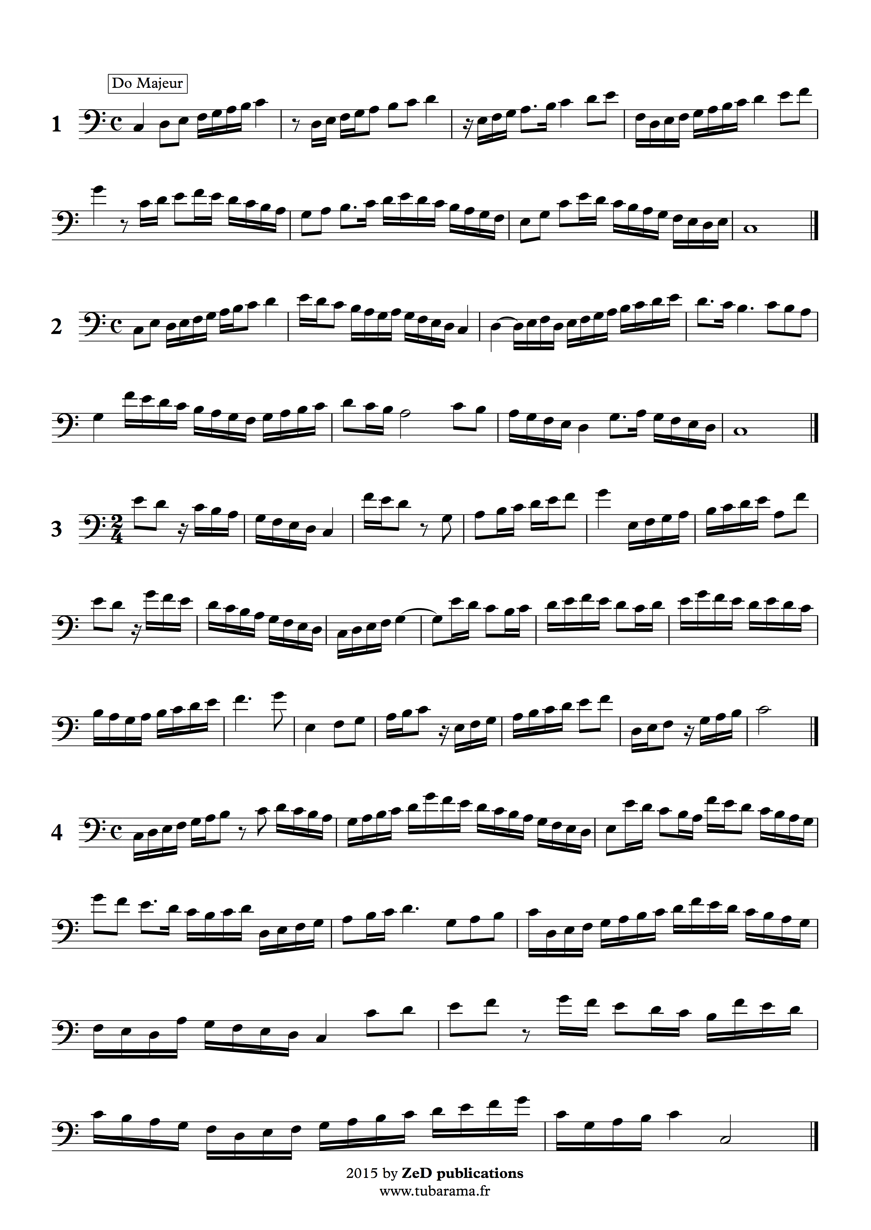 Gammes (Guillaume Balay) – Euphonium ou tuba