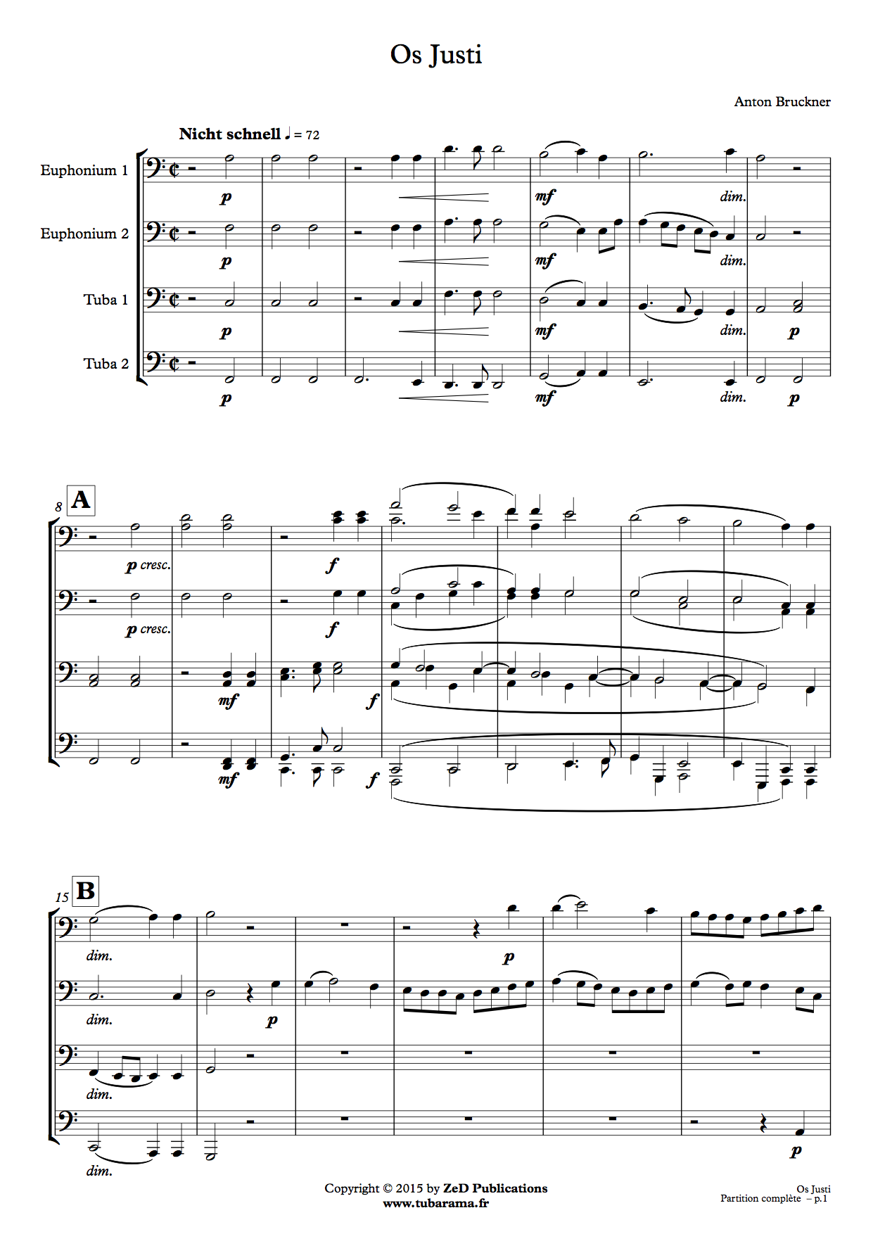 Os justi (Anton Bruckner) – EETT