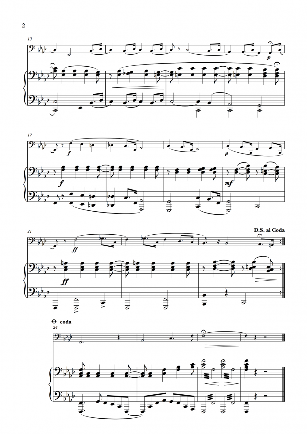 Elégie (Jules Massenet) – Tuba + piano