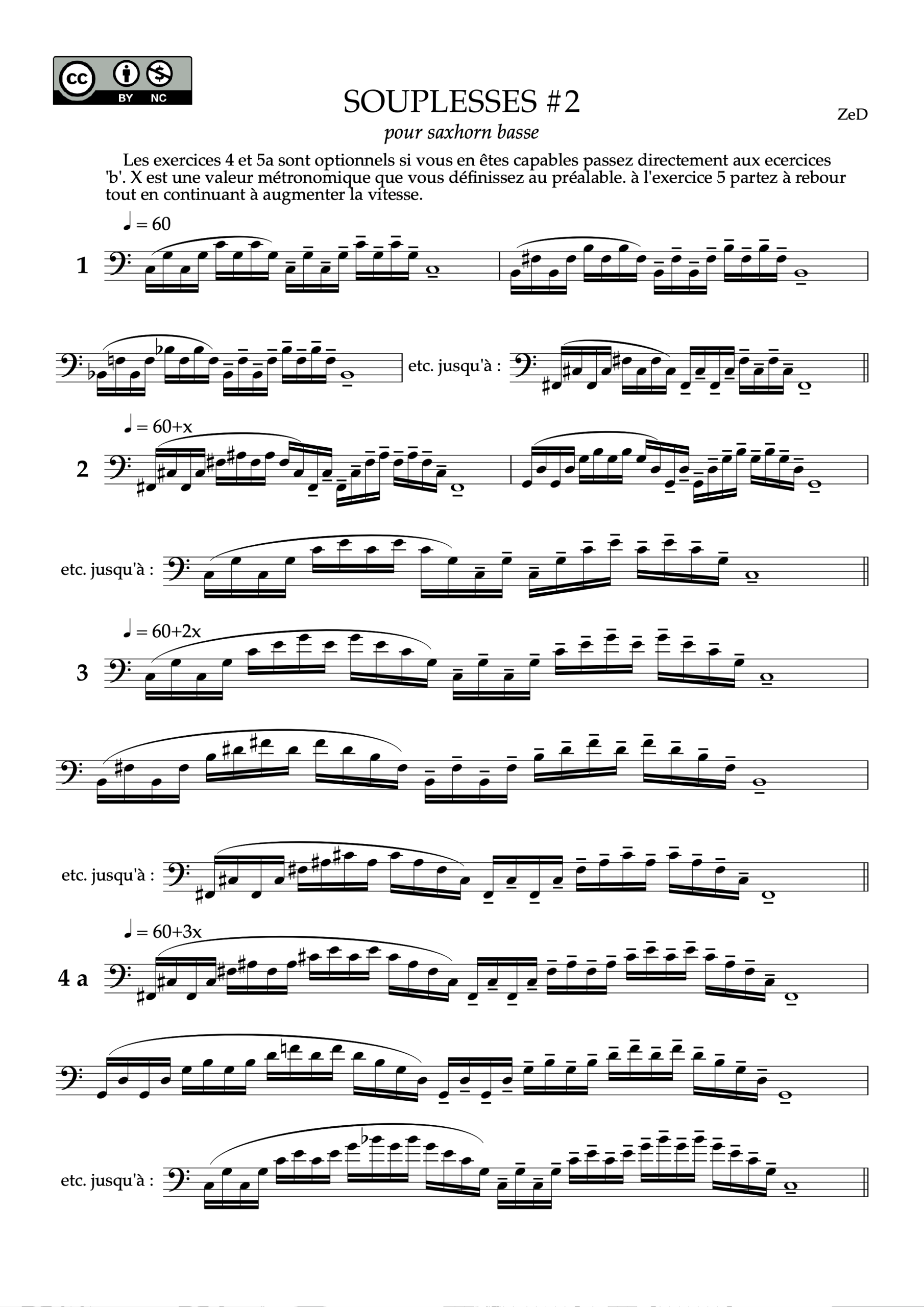 Souplesse #2 – tuba ou euphonium