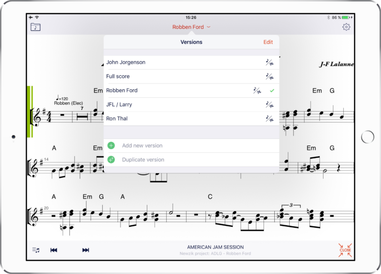 Newzik : Une application liseuse de partition made in France