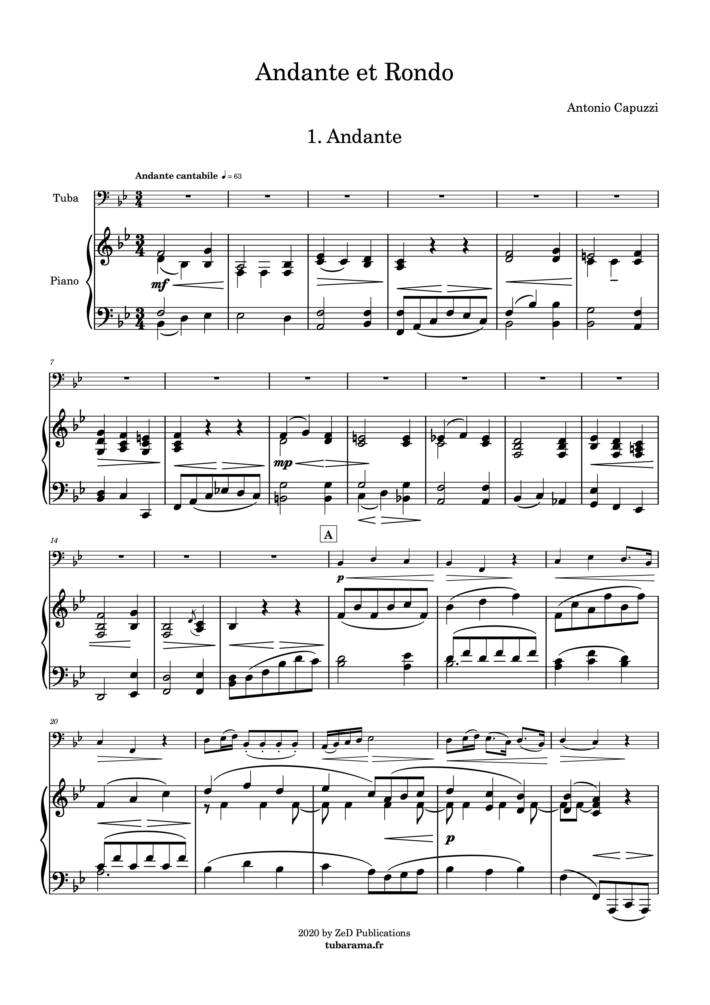 Andante et Rondo (Antonio Capuzzi) – play along