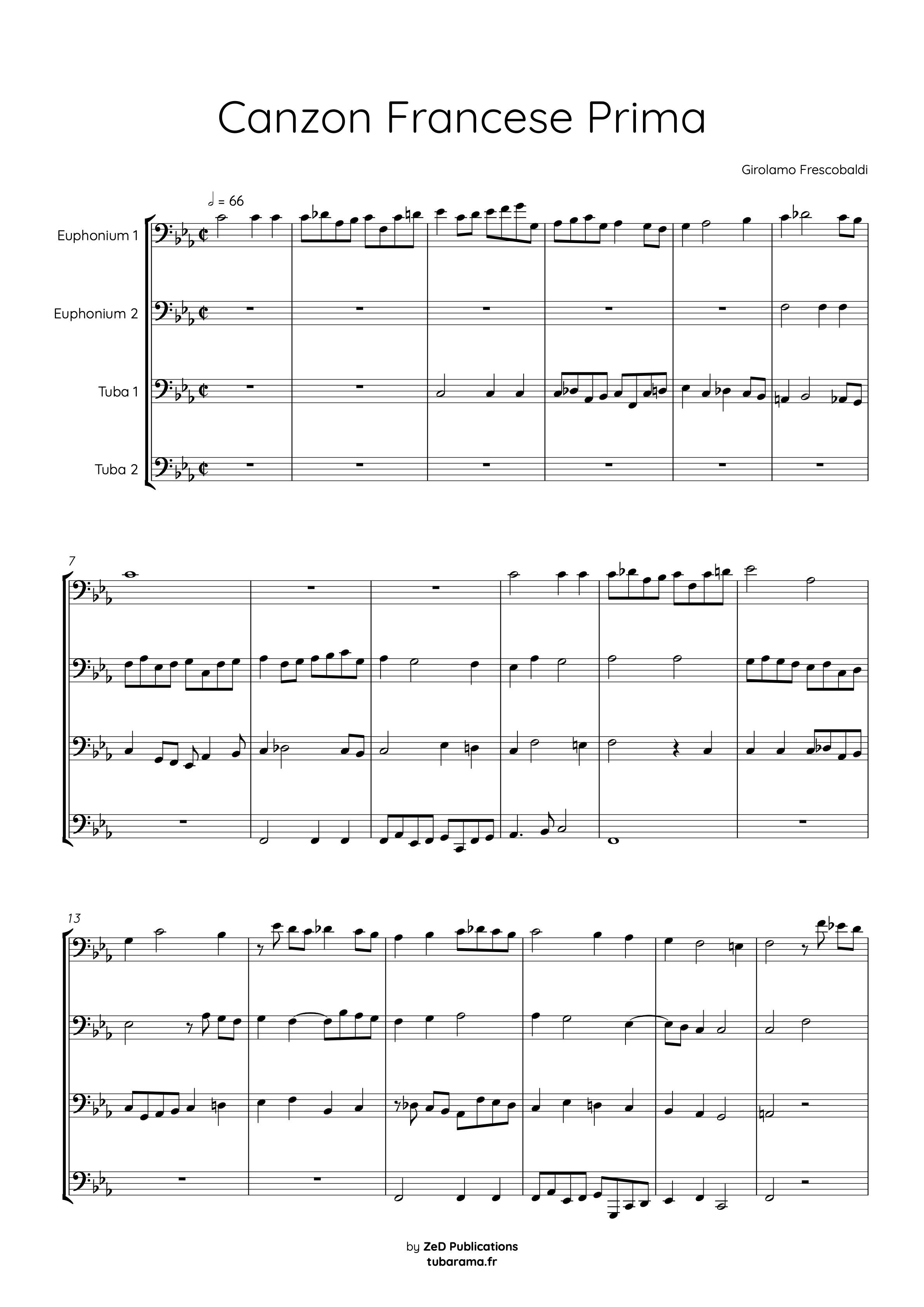 Canzon Francese Prima (Girolamo Frescobaldi) – EETT