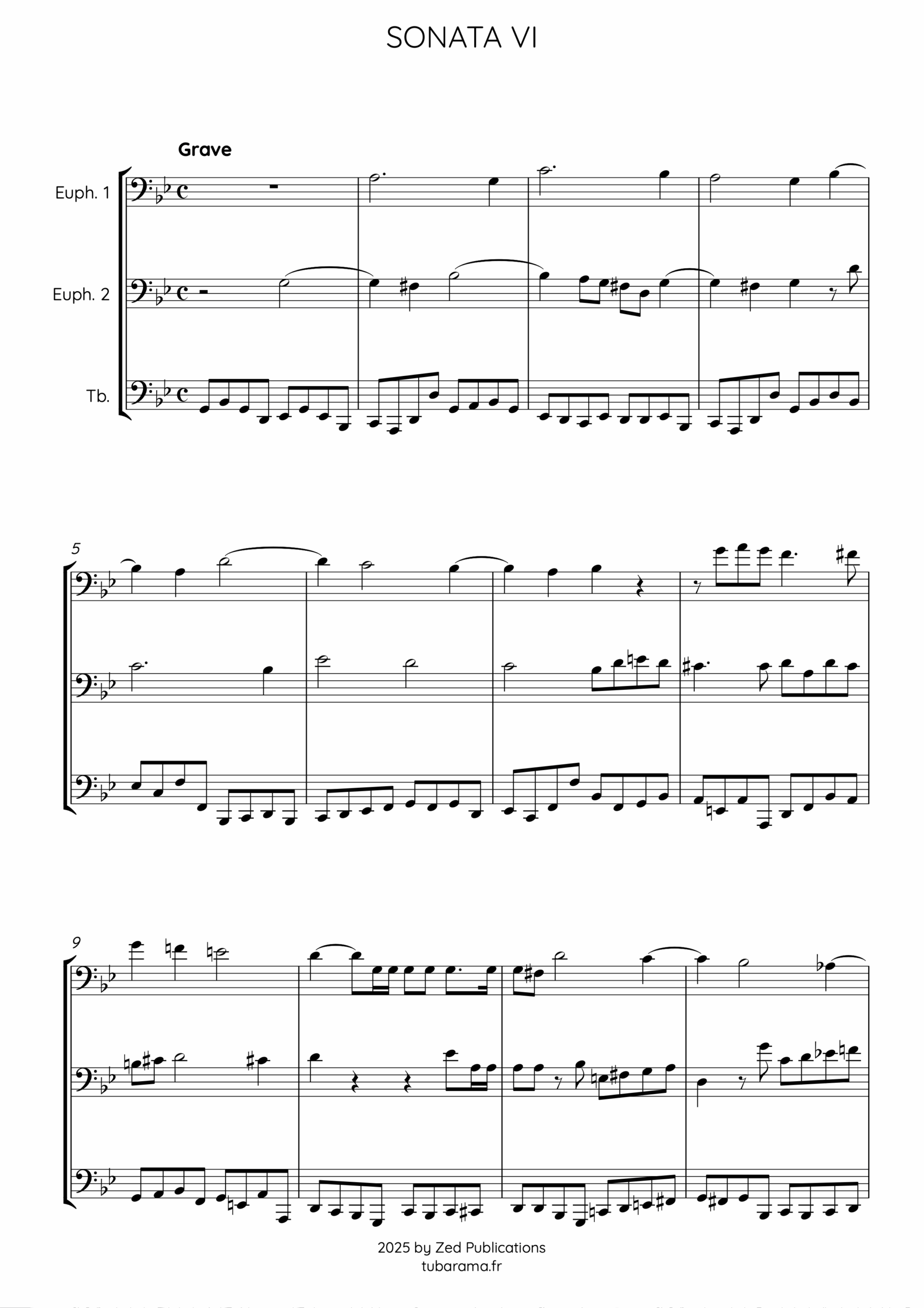 Sonate en trio No 6 (Tomaso Albinoni)